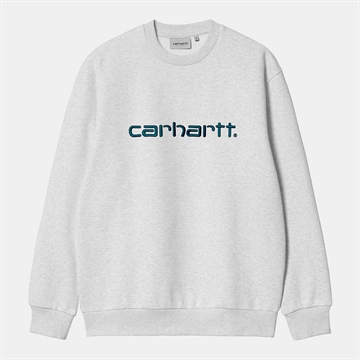 Carhartt WIP Sweatshirt Carhartt Ash Heather / Duck Blue